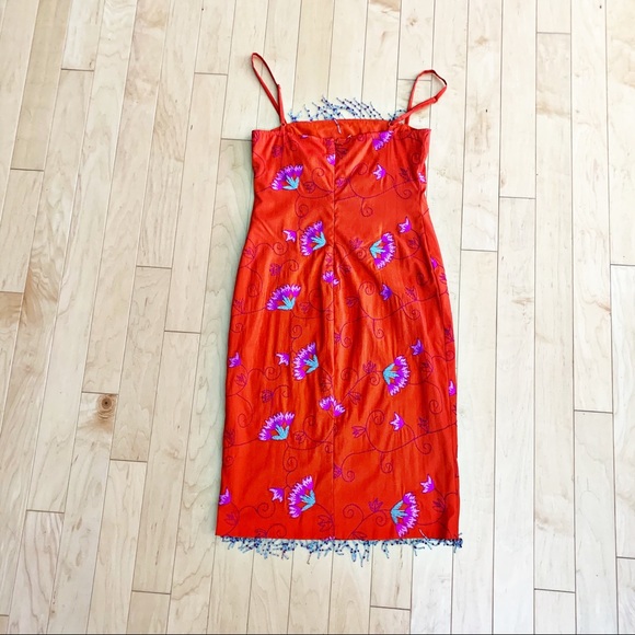 Karen Millen Floral Embroidered Pencil Dress - Picture 6 of 8